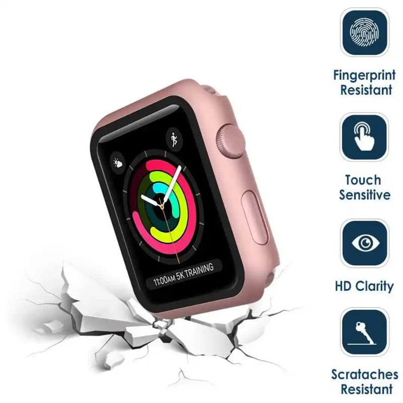 CULT OF PERSONALITY - Screen Protector Case for iWatch Series 1/2/3 - 42 mm - Rose Gold