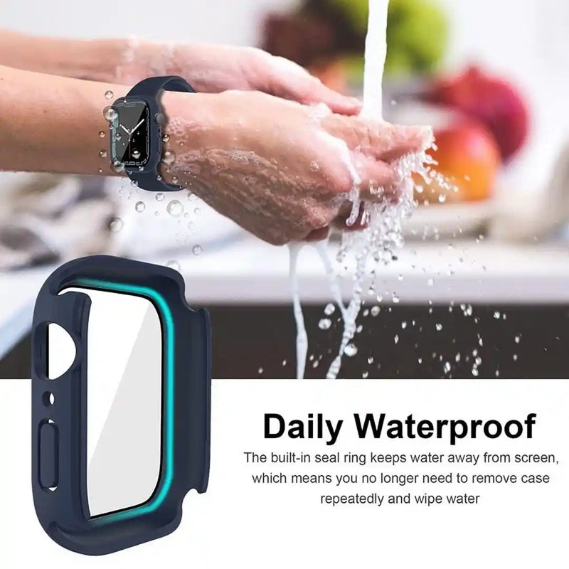 CULT OF PERSONALITY - Screen Protector Case for iWatch Series 4/SE/5/6 - 40 mm - Dark Blue