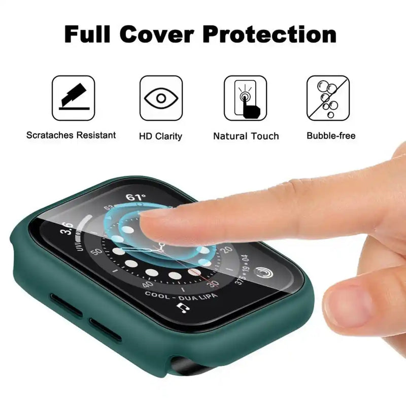 CULT OF PERSONALITY - Screen Protector Case for iWatch Series 4/SE/5/6 - 40 mm - Military Green