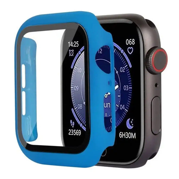 CULT OF PERSONALITY - Screen Protector Case for iWatch Series 4/SE/5/6 - 44 mm - Blue