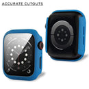 CULT OF PERSONALITY - Screen Protector Case for iWatch Series 4/SE/5/6 - 44 mm - Blue