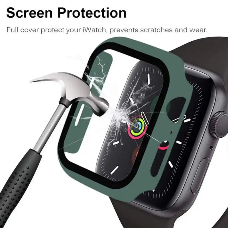CULT OF PERSONALITY - Screen Protector Case for iWatch Series 4/SE/5/6 - 44 mm - Military Green