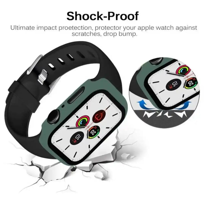 CULT OF PERSONALITY - Screen Protector Case for iWatch Series 4/SE/5/6 - 44 mm - Military Green