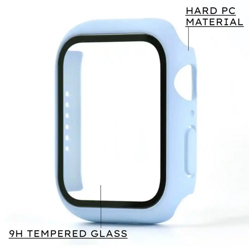 CULT OF PERSONALITY - Screen Protector Case for iWatch Series 4/SE/5/6 - 44 mm - Sky Blue