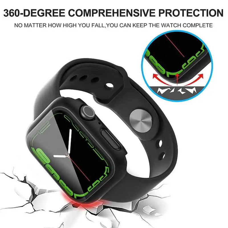 CULT OF PERSONALITY - Screen Protector Case for iWatch Series 7 - 41 mm - Black