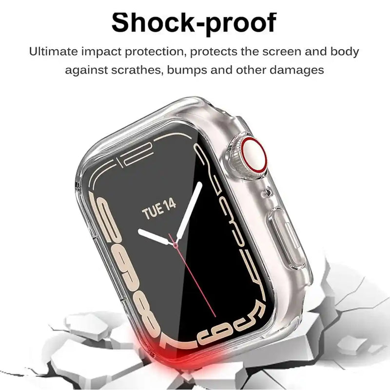 CULT OF PERSONALITY - Screen Protector Case for iWatch Series 7 - 41 mm - Clear