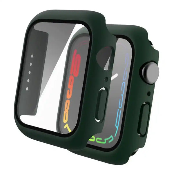 CULT OF PERSONALITY - Screen Protector Case for iWatch Series 7 - 41 mm - Military Green