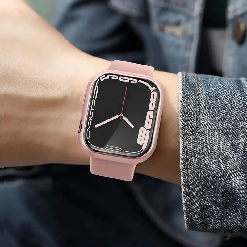 CULT OF PERSONALITY - Screen Protector Case for iWatch Series 7 - 41 mm - Pink