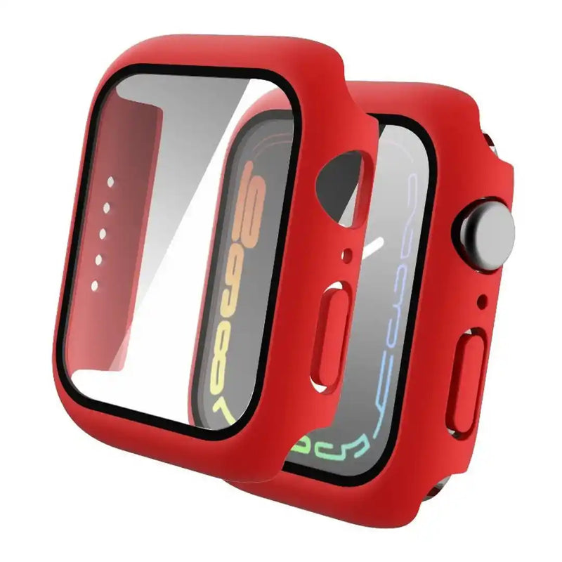 CULT OF PERSONALITY - Screen Protector Case for iWatch Series 7 - 41 mm - Red