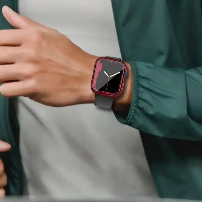 CULT OF PERSONALITY - Screen Protector Case for iWatch Series 7 - 41 mm - Red