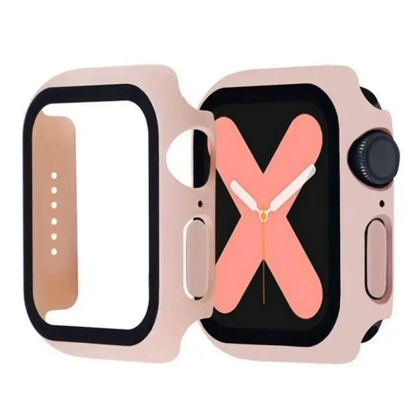 CULT OF PERSONALITY - Screen Protector Case for iWatch Series 7 - 41 mm - Sand Pink