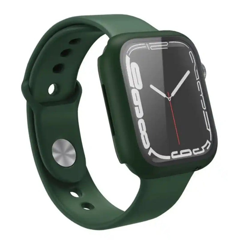 CULT OF PERSONALITY - Screen Protector Case for iWatch Series 7 - 45 mm - Military Green