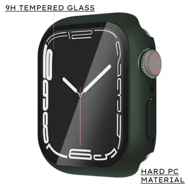 CULT OF PERSONALITY - Screen Protector Case for iWatch Series 7 - 45 mm - Military Green