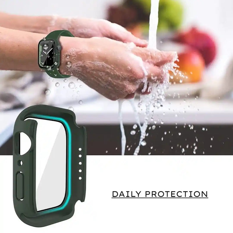 CULT OF PERSONALITY - Screen Protector Case for iWatch Series 7 - 45 mm - Military Green