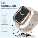 CULT OF PERSONALITY - Screen Protector Case for iWatch Series 7 - 45 mm - Rose Gold