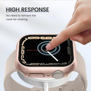 CULT OF PERSONALITY - Screen Protector Case for iWatch Series 7 - 45 mm - Rose Gold