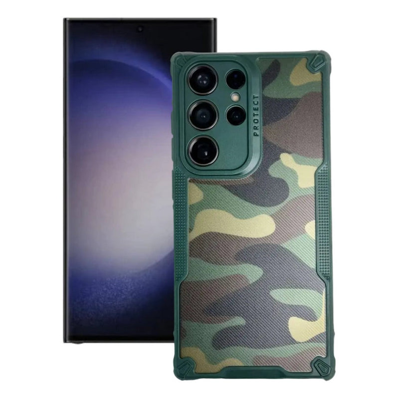 Camo Armour - Back Case for Samsung Galaxy S23 Ultra 5G - 6.8 Inches