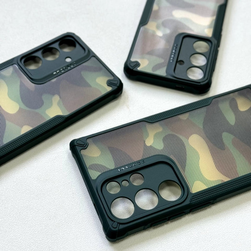 Camo Armour - Back Case for Samsung Galaxy S24 Ultra 5G - 6.8 Inches