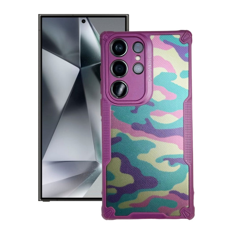 Camo Armour - Back Case for Samsung Galaxy S24 Ultra 5G - 6.8 Inches