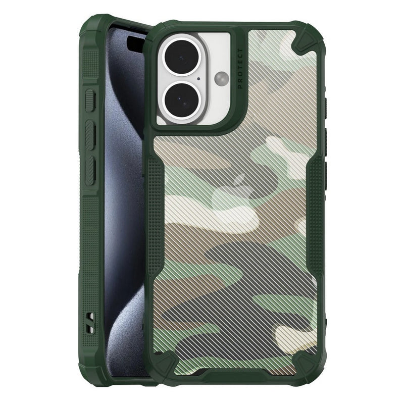 Camo Armour - Back Case for iPhone 16 Plus - 6.7 Inches