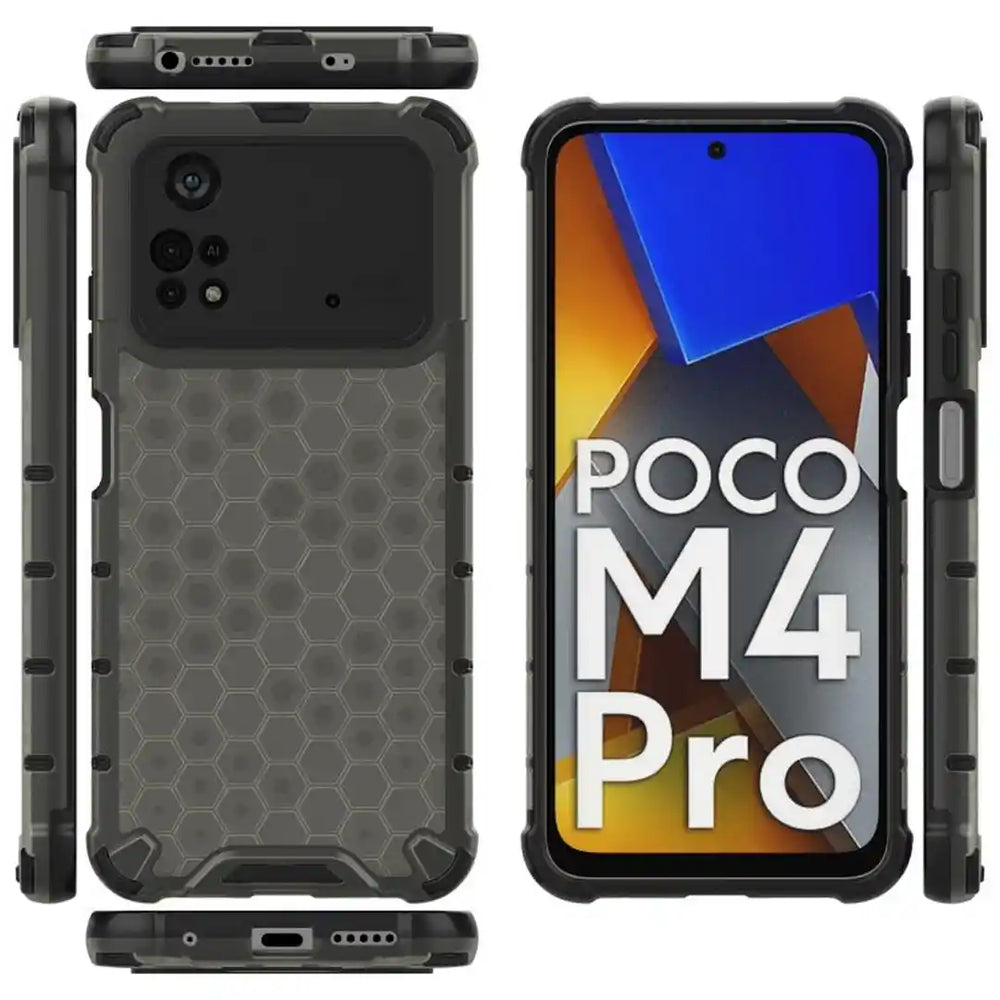 Coque Antichoc Noire Pour Poco M4 Pro 4G - Marque Odeydo - Protection Renforcée Et Design Premium - Neuf Sous Emballage