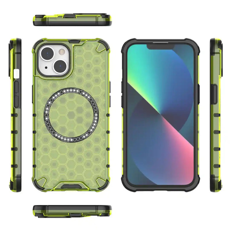 Classic Armour - (Wireless Charging) Mobile Back Cover for iPhone 14 - 6.1 Inches