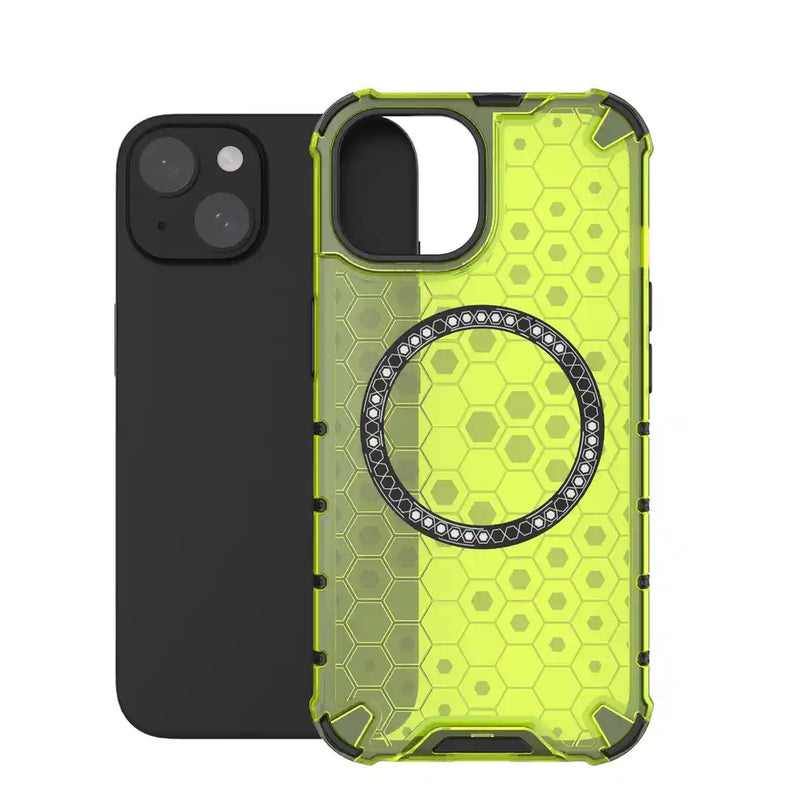 Classic Armour - (Wireless Charging) Mobile Back Cover for iPhone 15 - 6.1 Inches