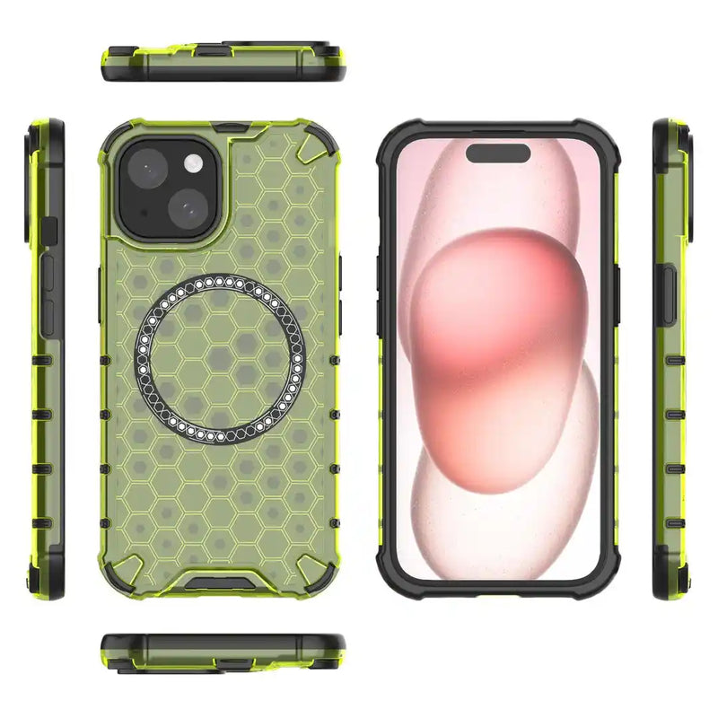 Classic Armour - (Wireless Charging) Mobile Back Cover for iPhone 15 - 6.1 Inches