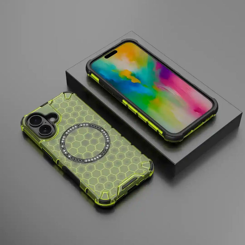 Classic Armour - (Wireless Charging) Mobile Back Cover for iPhone 16 - 6.1 Inches