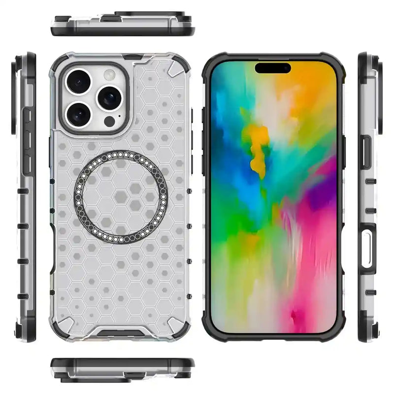 Classic Armour - (Wireless Charging) Mobile Back Cover for iPhone 16 Pro Max - 6.9 Inches