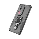 Classic Connect Robot Back Cover for IQOO Z10R 5G (6.77") | Shockproof Case | Ring Holder Case | Traveller Case