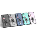 Classic Connect Robot Back Cover for IQOO Z10R 5G (6.77") | Shockproof Case | Ring Holder Case | Traveller Case