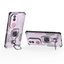Classic Connect Robot Back Cover for IQOO Z10R 5G (6.77") | Shockproof Case | Ring Holder Case | Traveller Case