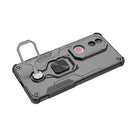 Classic Connect Robot Back Cover for IQOO Z10R 5G (6.77") | Shockproof Case | Ring Holder Case | Traveller Case