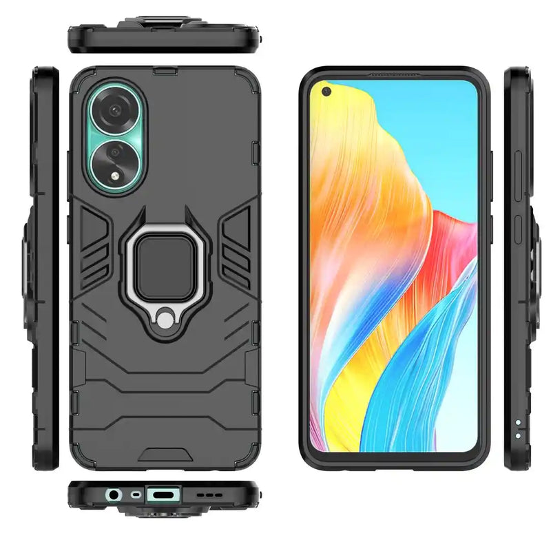 Classic Robot - Back Case for Oppo A78 4G - 6.43 Inches - (INR 299 For Prepaid Orders Only)