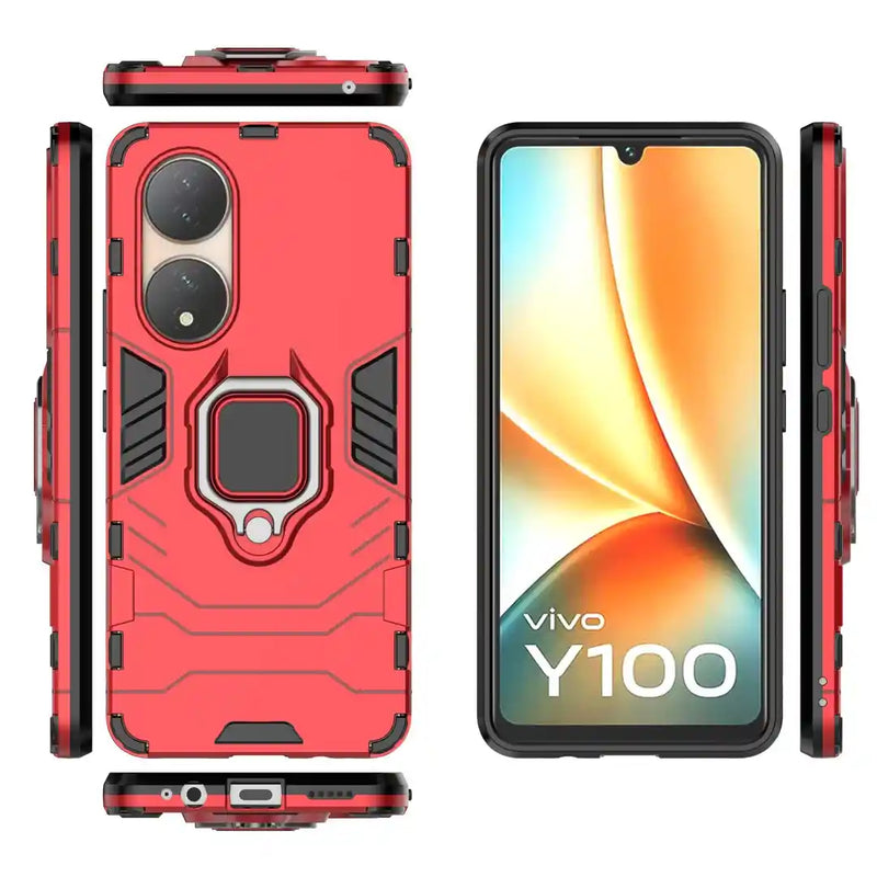 Classic Robot - Back Case for Vivo Y100 - 6.38 Inches - (INR 299 For Prepaid Orders Only)