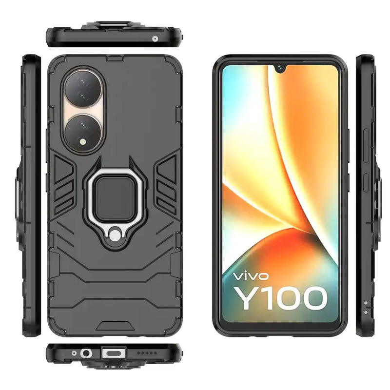Classic Robot - Back Case for Vivo Y100 - 6.38 Inches - (INR 299 For Prepaid Orders Only)