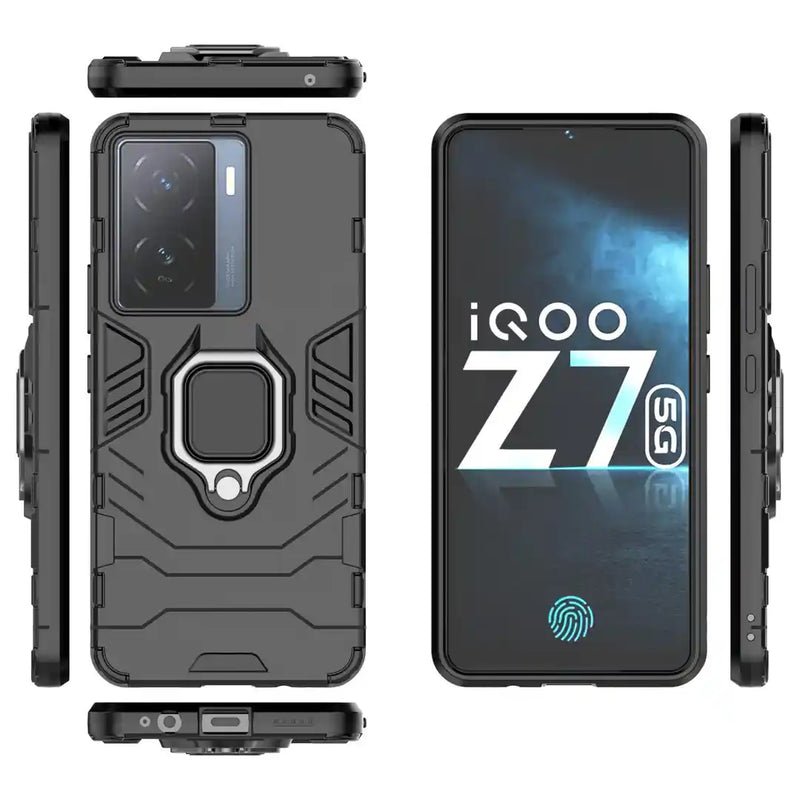 Classic Robot - Mobile Back Cover for IQOO Z7 5G - 6.38 Inches - (INR 299 Only for prepaid orders)