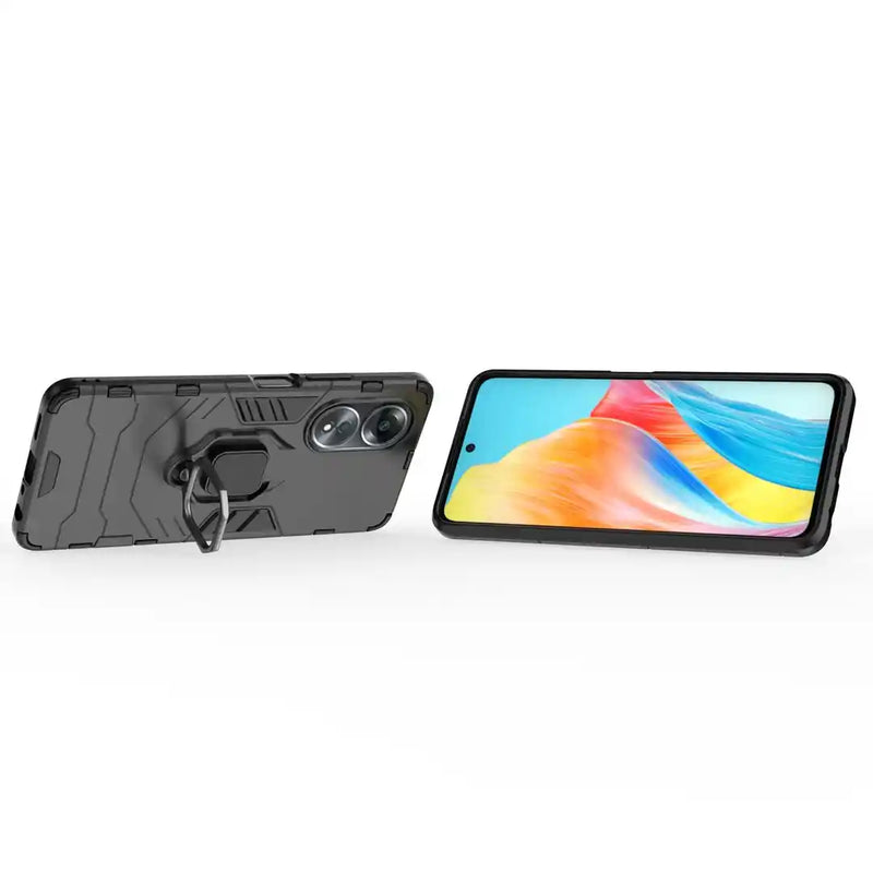 Classic Robot - Mobile Back Cover for Oppo A58 4G - 6.72 Inches - (INR 299 Only for prepaid orders)