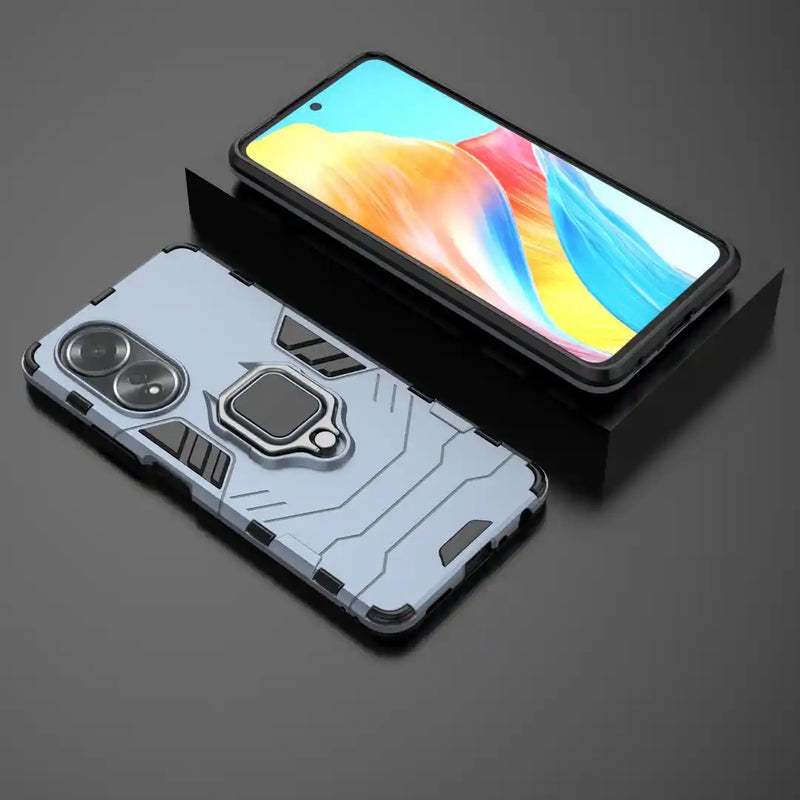 Classic Robot - Mobile Back Cover for Oppo A58 4G - 6.72 Inches - (INR 299 Only for prepaid orders)