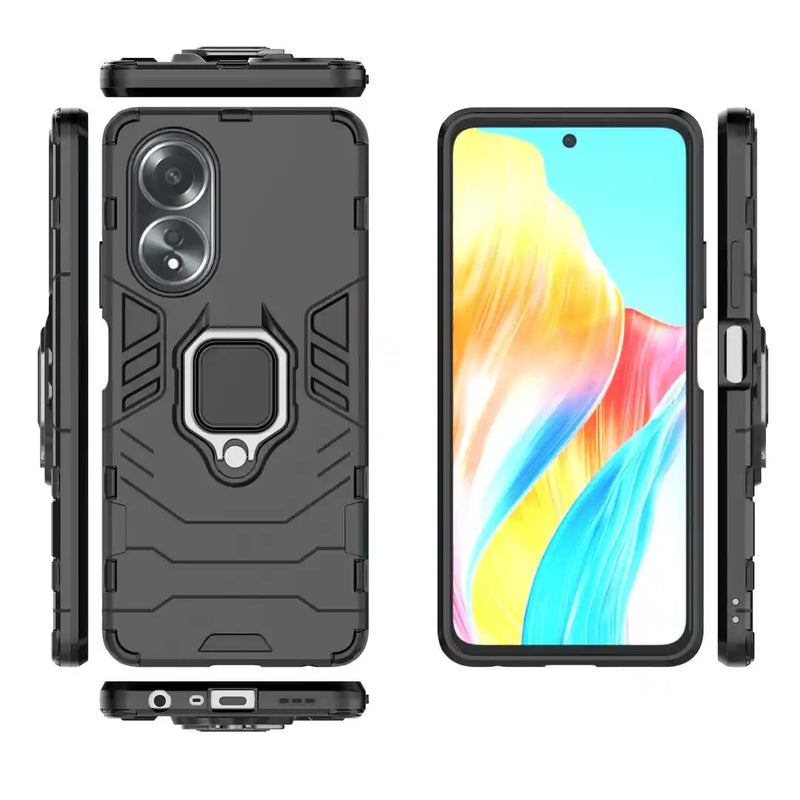 Classic Robot - Mobile Back Cover for Oppo A58 4G - 6.72 Inches - (INR 299 Only for prepaid orders)