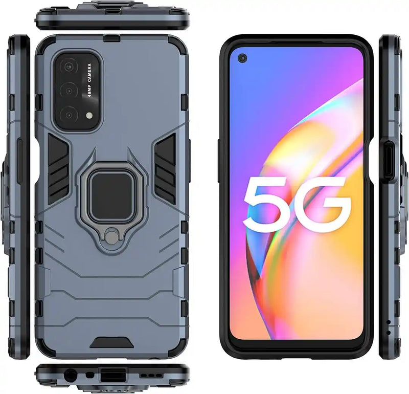 Classic Robot - Mobile Back Cover for Oppo A74 5G - 6.5 Inches - (INR 299 Only for prepaid orders)