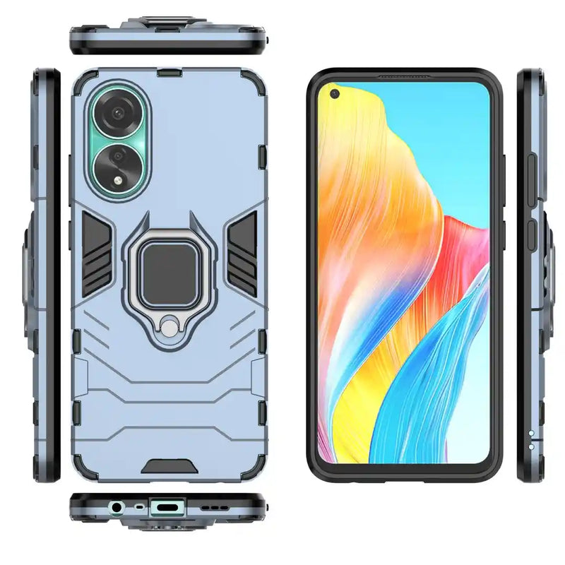 Classic Robot - Mobile Back Cover for Oppo A78 4G - 6.43 Inches - (INR 299 Only for prepaid orders)