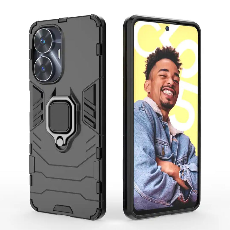 Classic Robot - Mobile Back Cover for Realme C55 - 6.72 Inches - (INR 299 Only for prepaid orders)