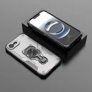 Classic Connect Robot Back Cover for iPhone 17e (6.1") | Shockproof Case | Ring Holder Case | Traveller Case