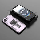 Classic Connect Robot Back Cover for iPhone 17e (6.1") | Shockproof Case | Ring Holder Case | Traveller Case