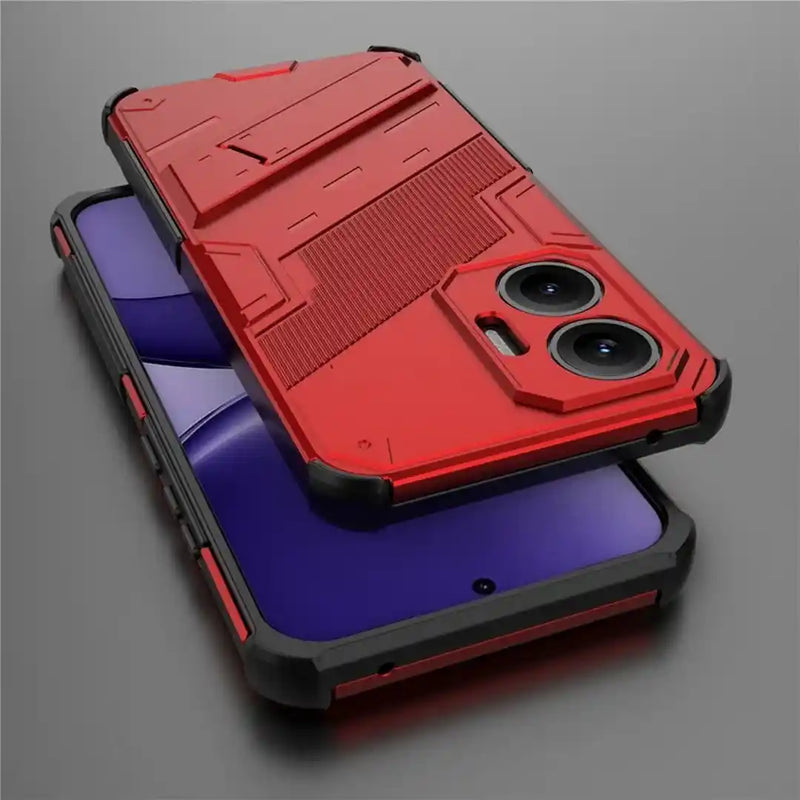 Elegant Armour - Case For Poco F7 5G - Red
