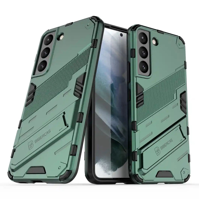 Auto Backside Case Elegant Armour Back Case for Samsung Galaxy S22 5G (6.1