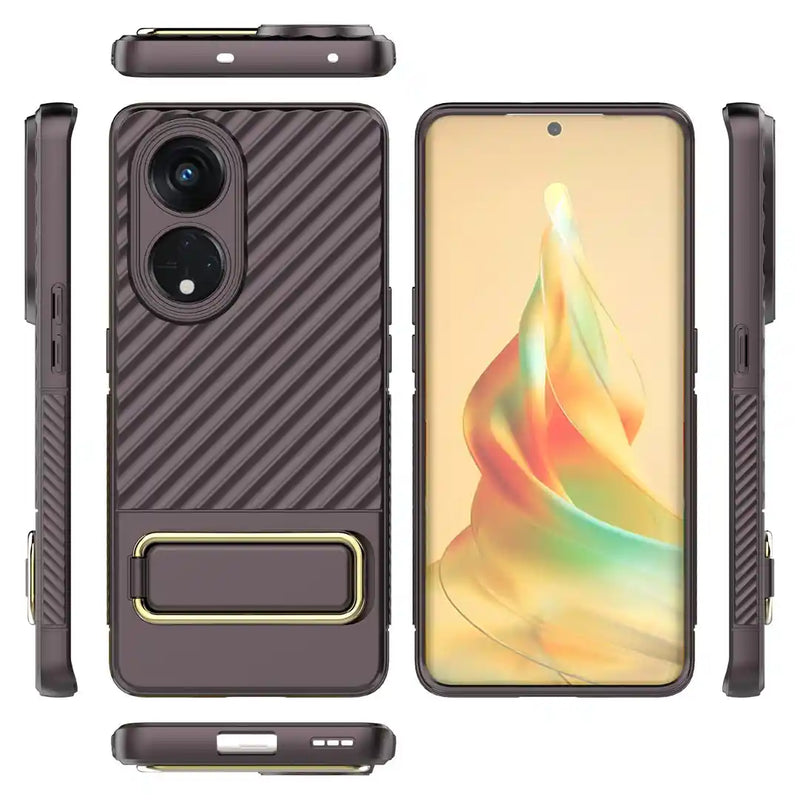 Elegant Silicone - Mobile Back Case for Oppo Reno 8T 5G - 6.7 Inches