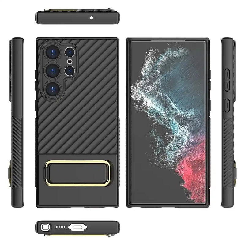 Elegant Silicone - Mobile Back Case for Samsung Galaxy S23 Ultra 5G - 6.8 Inches